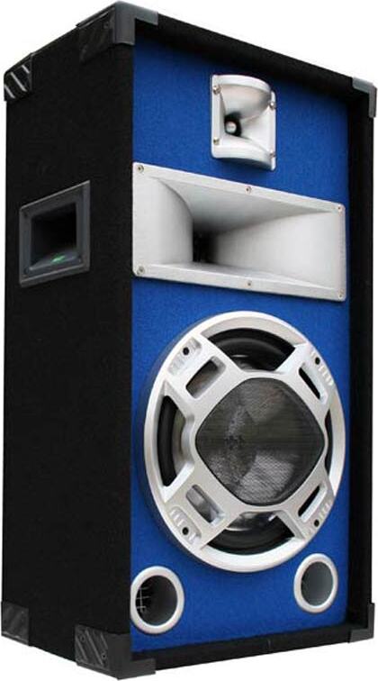 E-Lektron, Blue-LED, Party, Lautsprecher, SPL25, LED-Lichteffekt, DJ-Lautsprecher, passiv , Party-Box