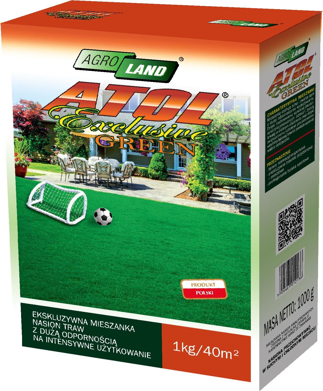 Agro-Land Agroland Atol Gras 1 kg, trockenheitsresistent, für 40 m²
