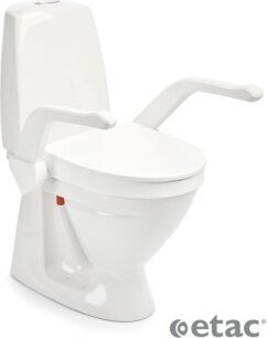 Etac - Toilettensitzerhöhung mit Armlehnen WC-Erhöhung Toilettenaufsatz My-Loo 2cm 80301510