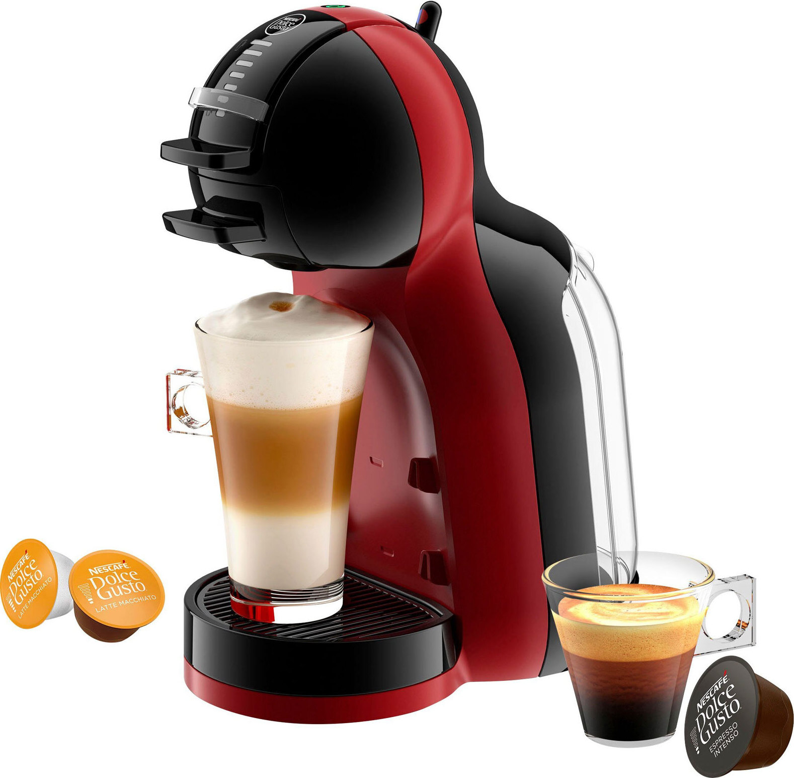 Kaffeemaschine Krups KP123H10 NDG MINI ME CHERRY RED, BLK EU