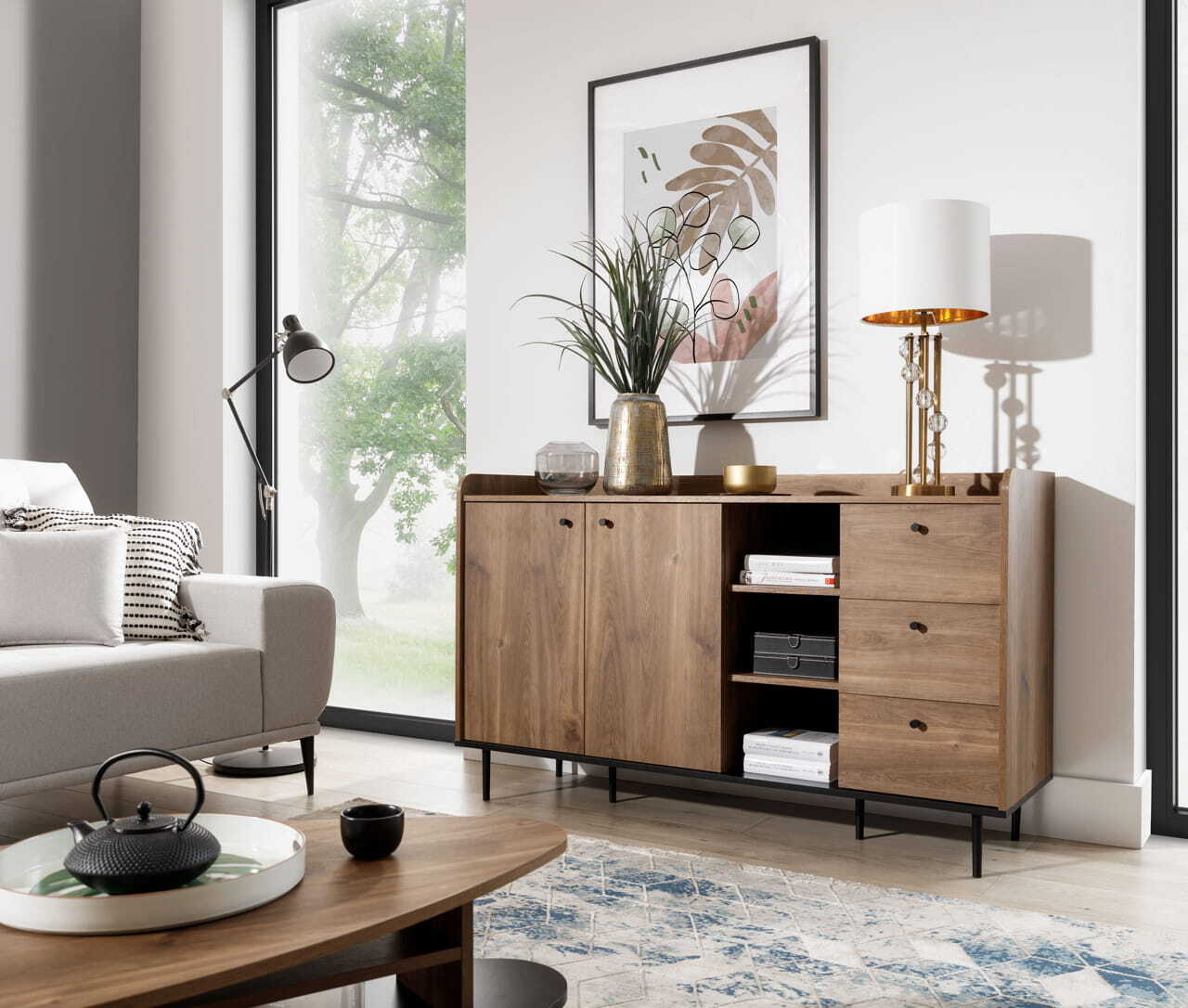 GIB Kommode VASINA K2D3SZ Brandy Castello