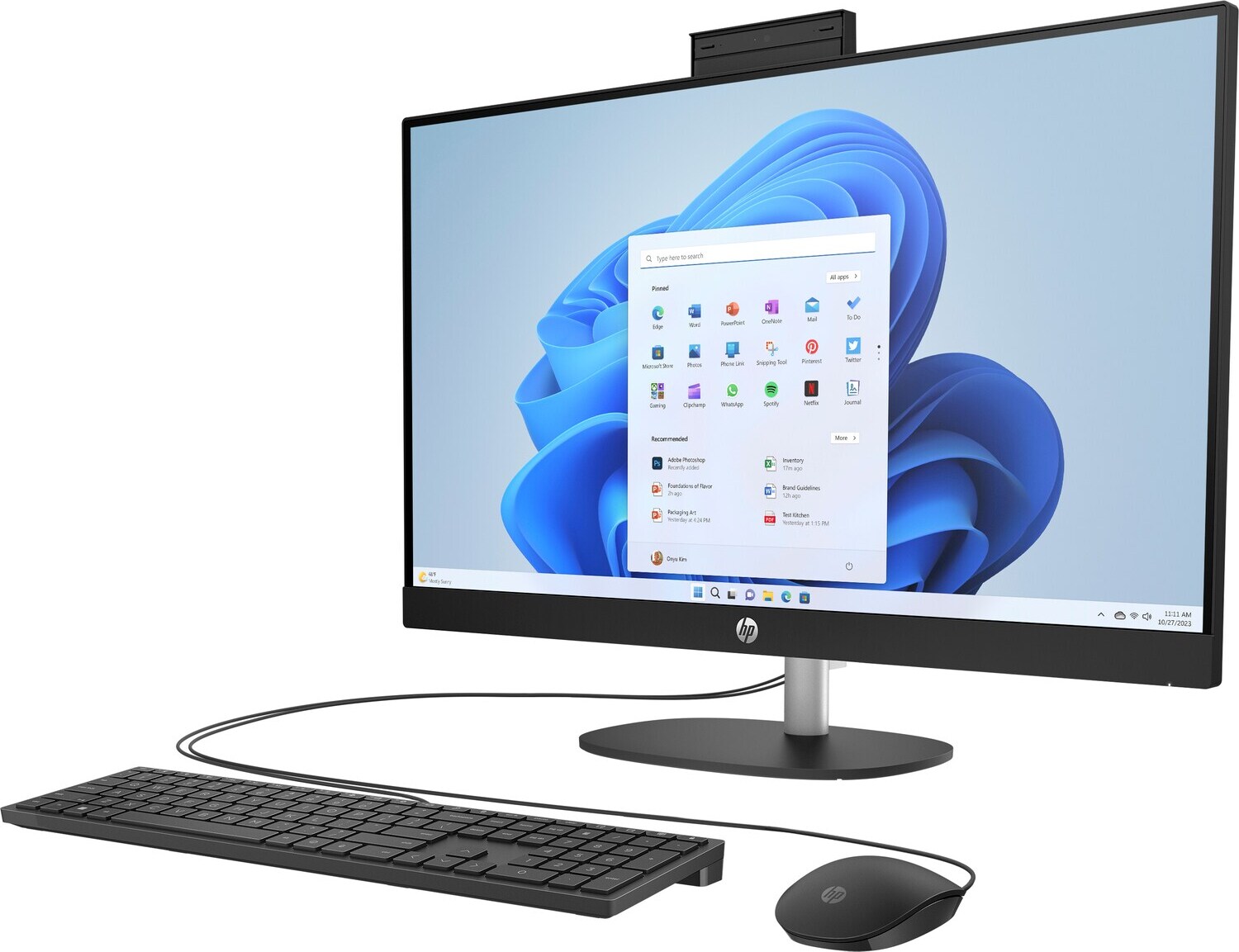 HP 27/27-cr0004nc/27"/FHD/R7-7730U/32GB/1TB SSD/AMD int/W11H/Black/2R