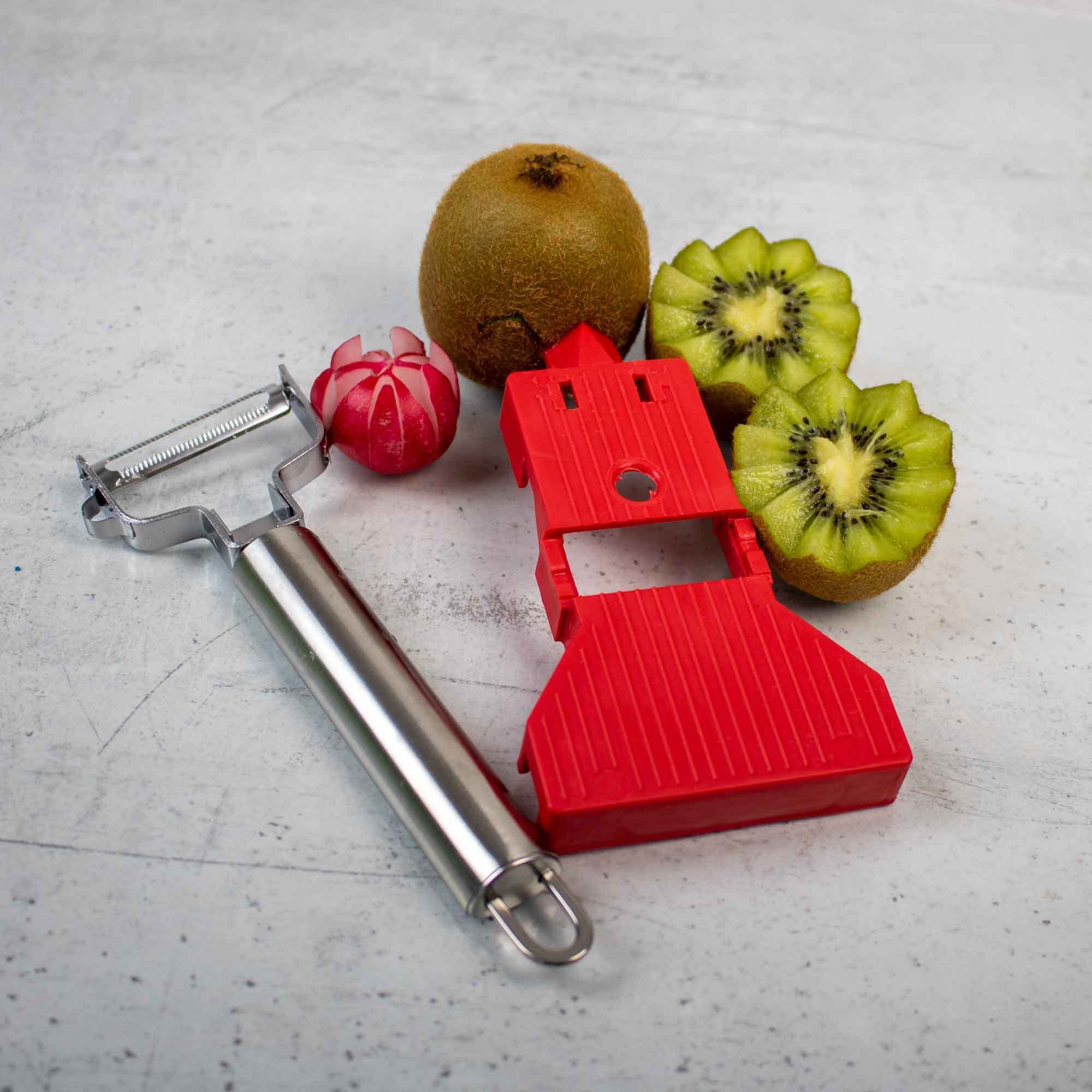 Muxel Spar-Schäler mit Hobelplatte Gemüseschäler Kartoffelschäler Spargelschäler