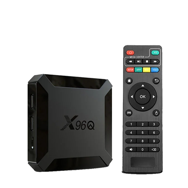 X96Q TV Box, výstup 4K Ultra HD, operačný systém Android 100, 10 kusov 1G 8G, zástrčka EÚ
