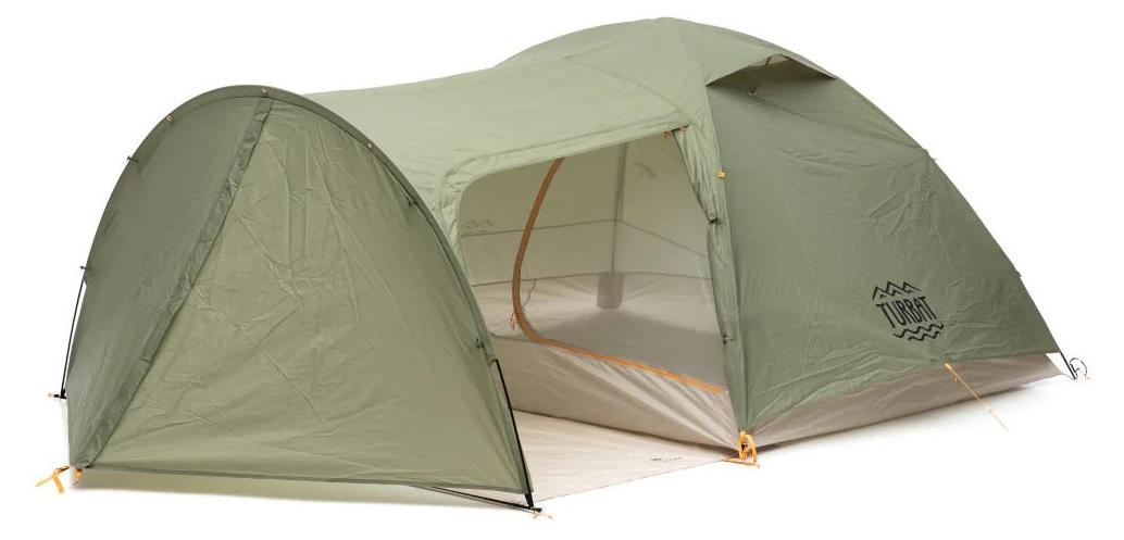 Turbat Borzhava XL 3 Alu Iguana Green - leichtes Zelt - 3 Personen - Grün