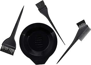 Akhan Ponik‘s Haarfärbemittel-Färbeset, 4-teilige Friseurpinsel Schüssel Combo Salon Werkzeugset, Haarfärbeset, Bleichschale, Kamm, Bürsten, Tönungs-Set, Set zum Selbermachen 3x Pinsel + Schüssel 174806574