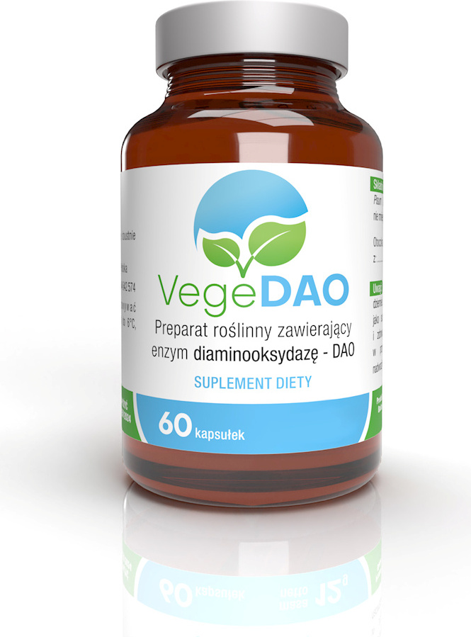 VegeDAO Diaminoxidase Nahrungsergänzungsmittel Histaminintoleranz 60 Tabletten
