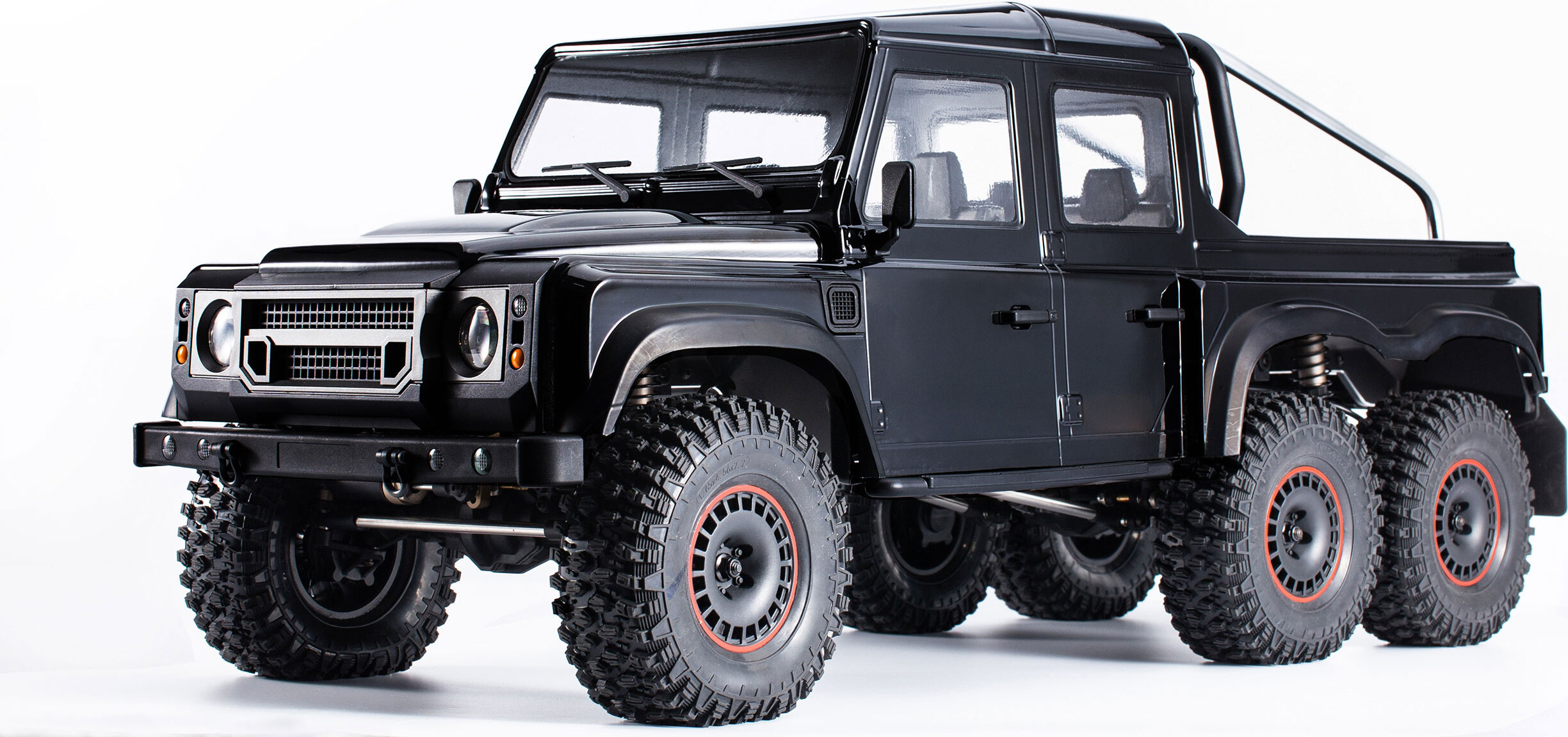 Amewi RC Auto AMXRock RCX10.3P Crawler 6x6 Pickup schw. /14+ 22559