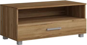VENETI Kleiner TV-Ständer mit Schublade ANDOVER 1 - Catania Eiche 004-11-00030