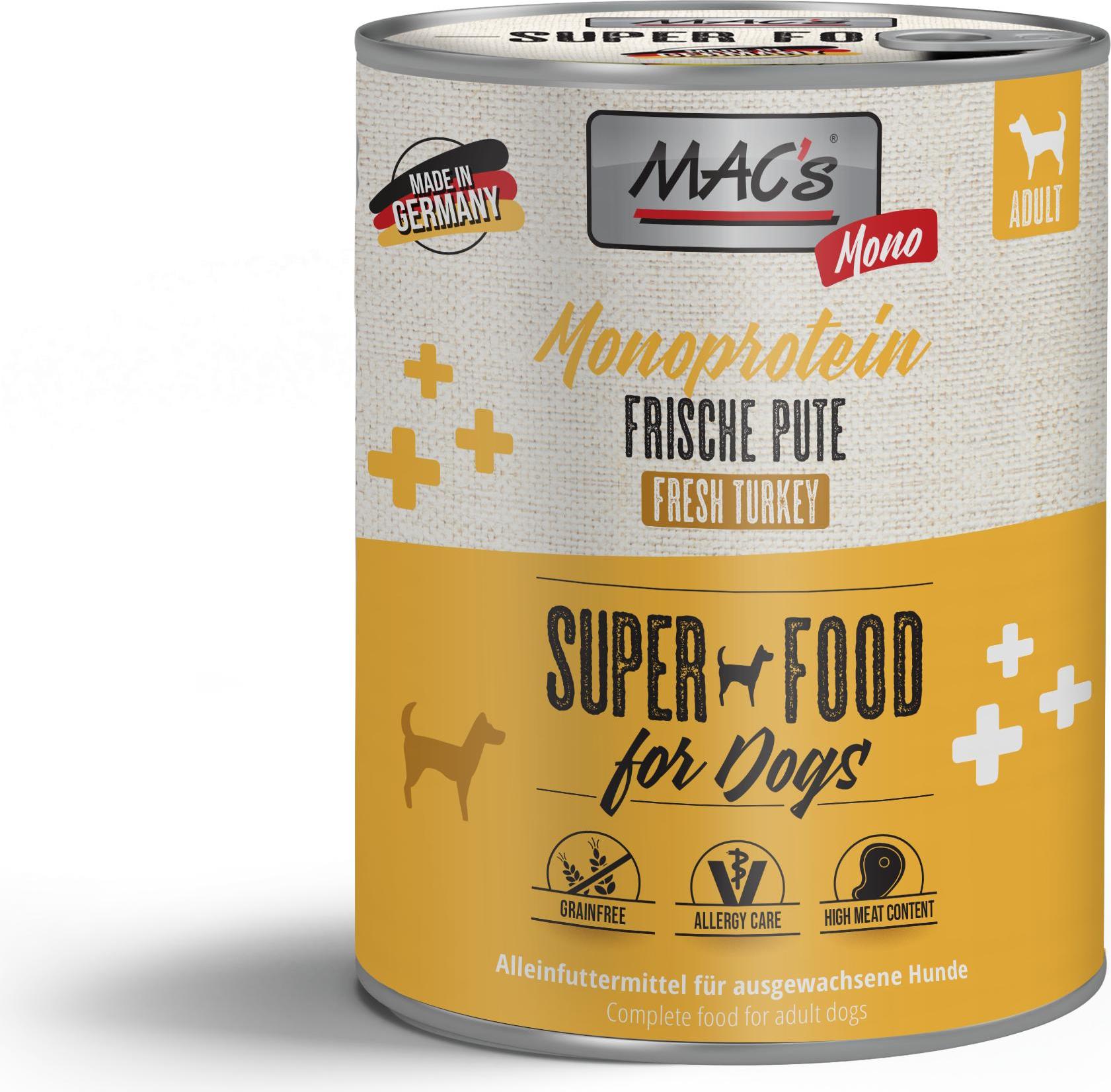MAC's DOG - Monoprotein Dose 6x800g | Mono Pute