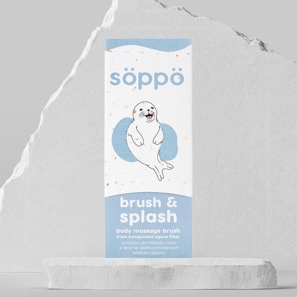 Söppö Körpermassagebürste aus handverlesenen Agavenfasern | Brush & Splash