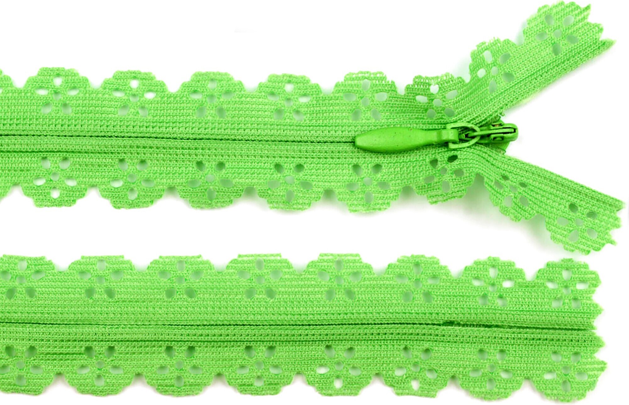 maDDma 1 Spitzenreißverschluss, 2,3 cm breit, 16cm lang, hellgrün 70018270339_237