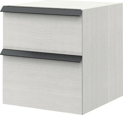 Unterschrank Baden Haus Qube Breite 45 cm Weiß Rock 54971