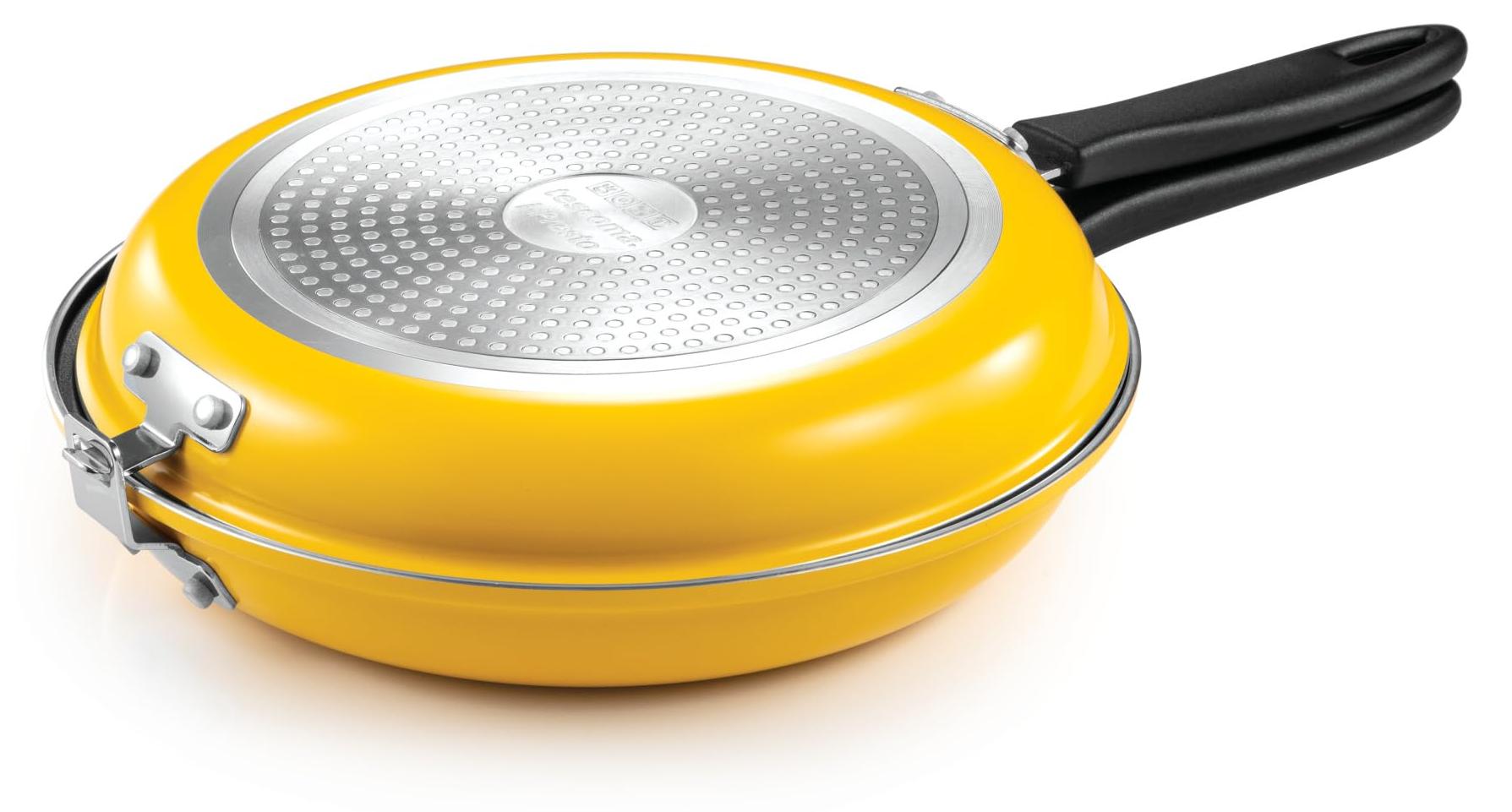 Tescoma Doppelpfanne Wendepfanne 26cm, Doppelte induktionsfähige Antihaft-Bratpf