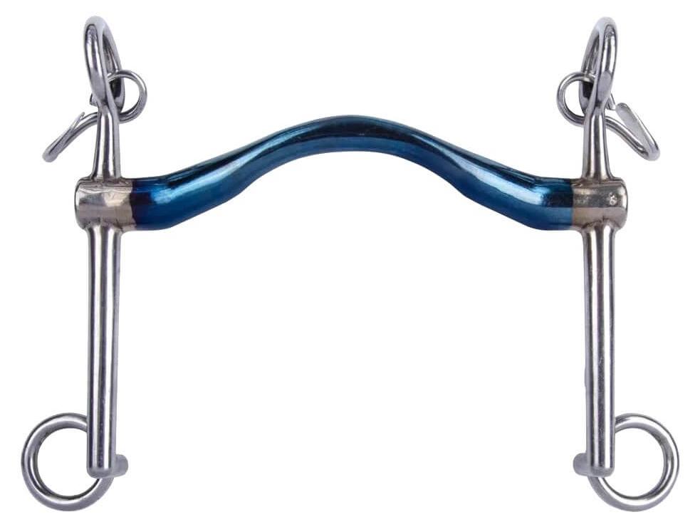 Trust Equestrian Dressurkandare Low Port 16 mm Sweet Iron Mittlere Zungenfreiheit 11,5 cm TRU-5000617