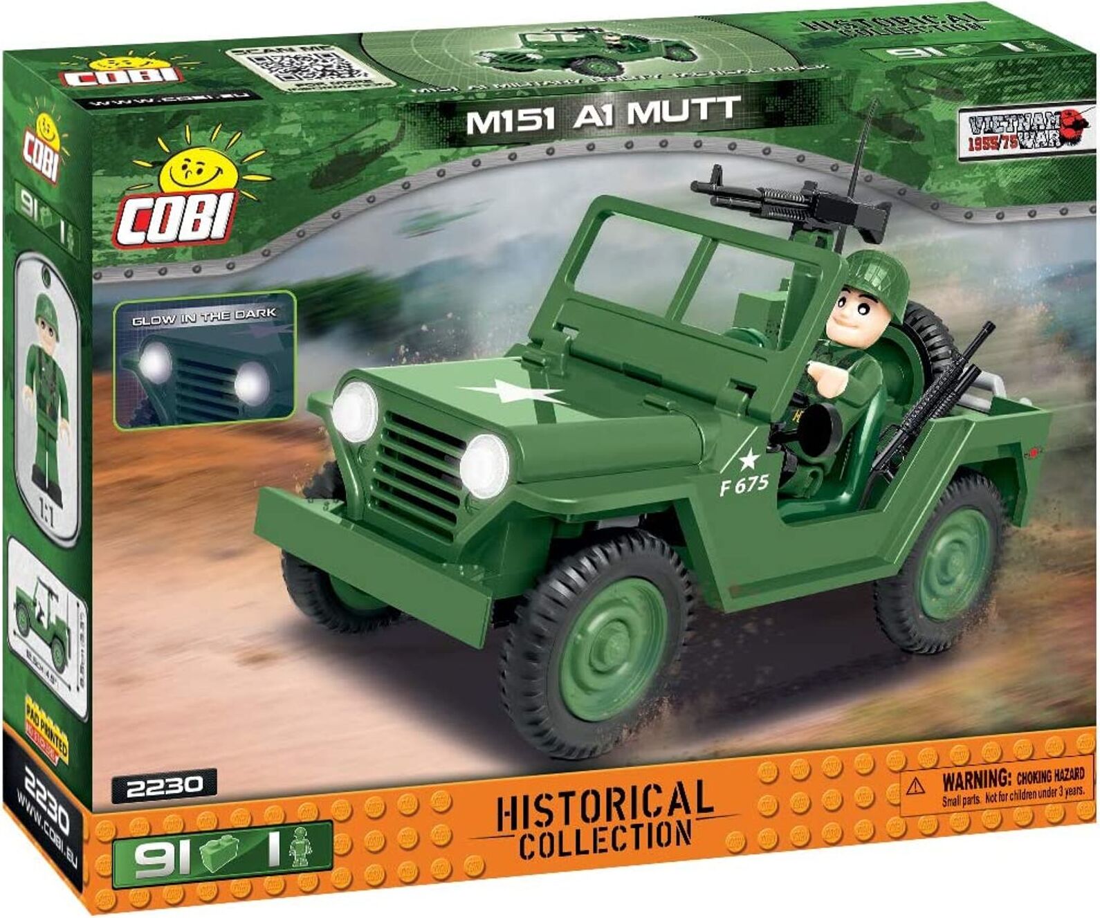 Cobi 2230 - Konstruktionsspielzeug - M151 A1 MUTT