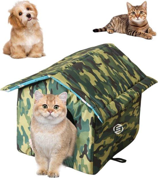 OEM Kattenvilla für Draußen - Draußen-Katzenhaus - Katzenhäuschen - Draußen-Katzenhäuschen - Katzenhäuschen für Draußen 2026