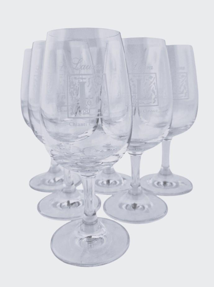 Rexim Lebensmittelproduktion KG24941 Flensburg 6x Chianti Classico Glas Laura 0,1l