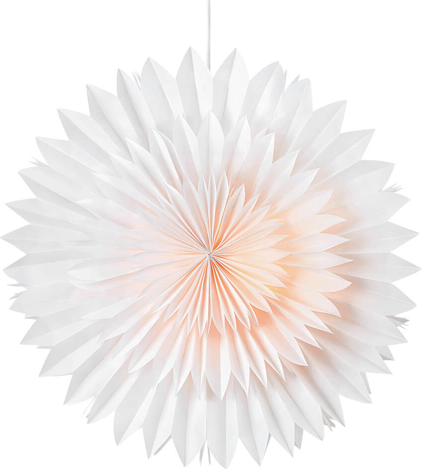 MARKSLÖJD Hängestern Solona weiß ø60cm 407829