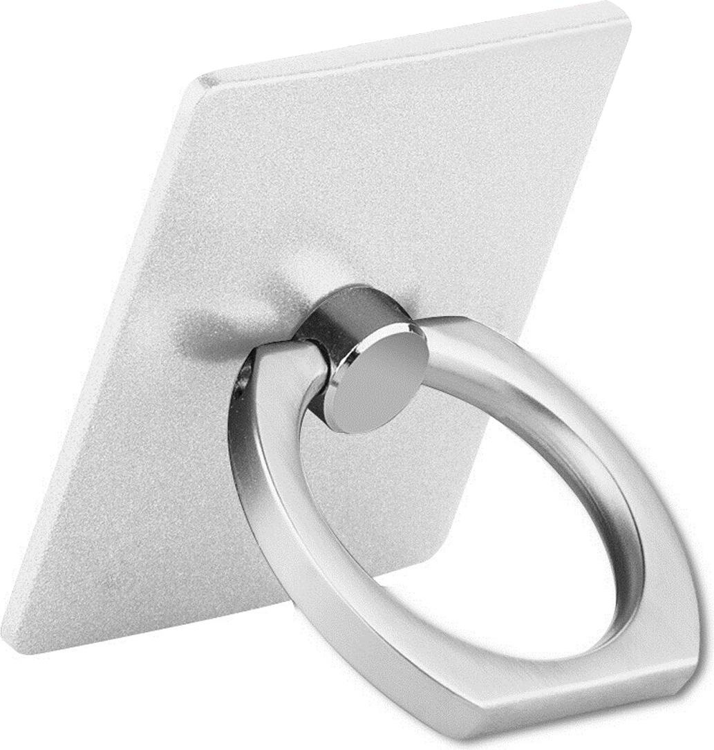 Einemgeld Handyhalter/Fingerhalter - Universalring für Handy (Silber) Silber K-PC-20251014-161
