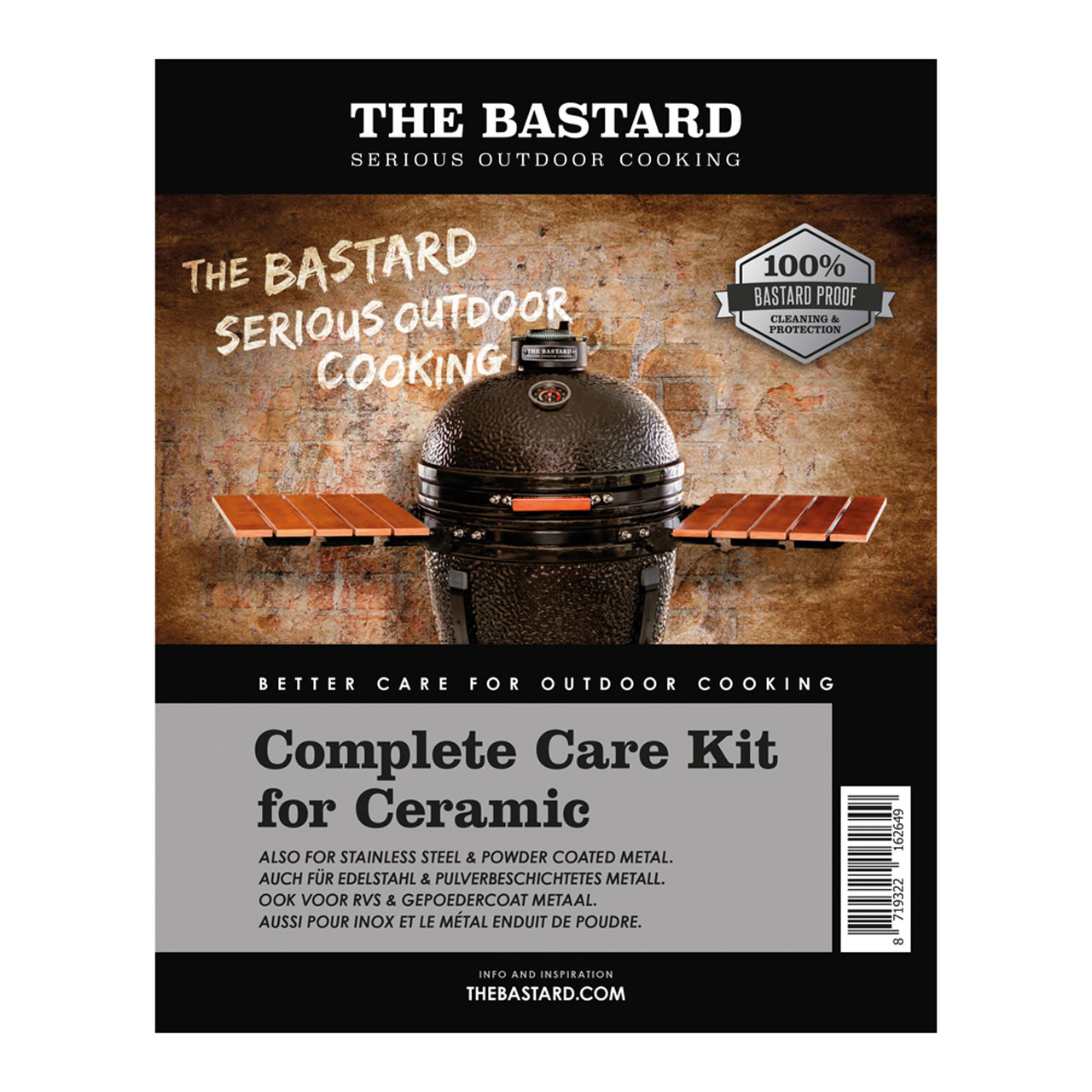 The Bastard Kit Reiniger und Wachspolitur - 2 x 500 ml BB159
