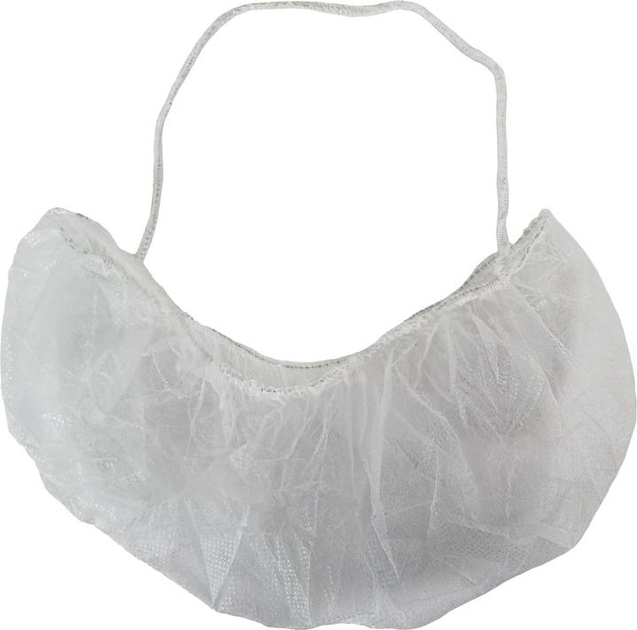 WETEC Reinraum Bartschutz, groß (Einweg Gesichtsmasken Mundschutz Bekleidung)