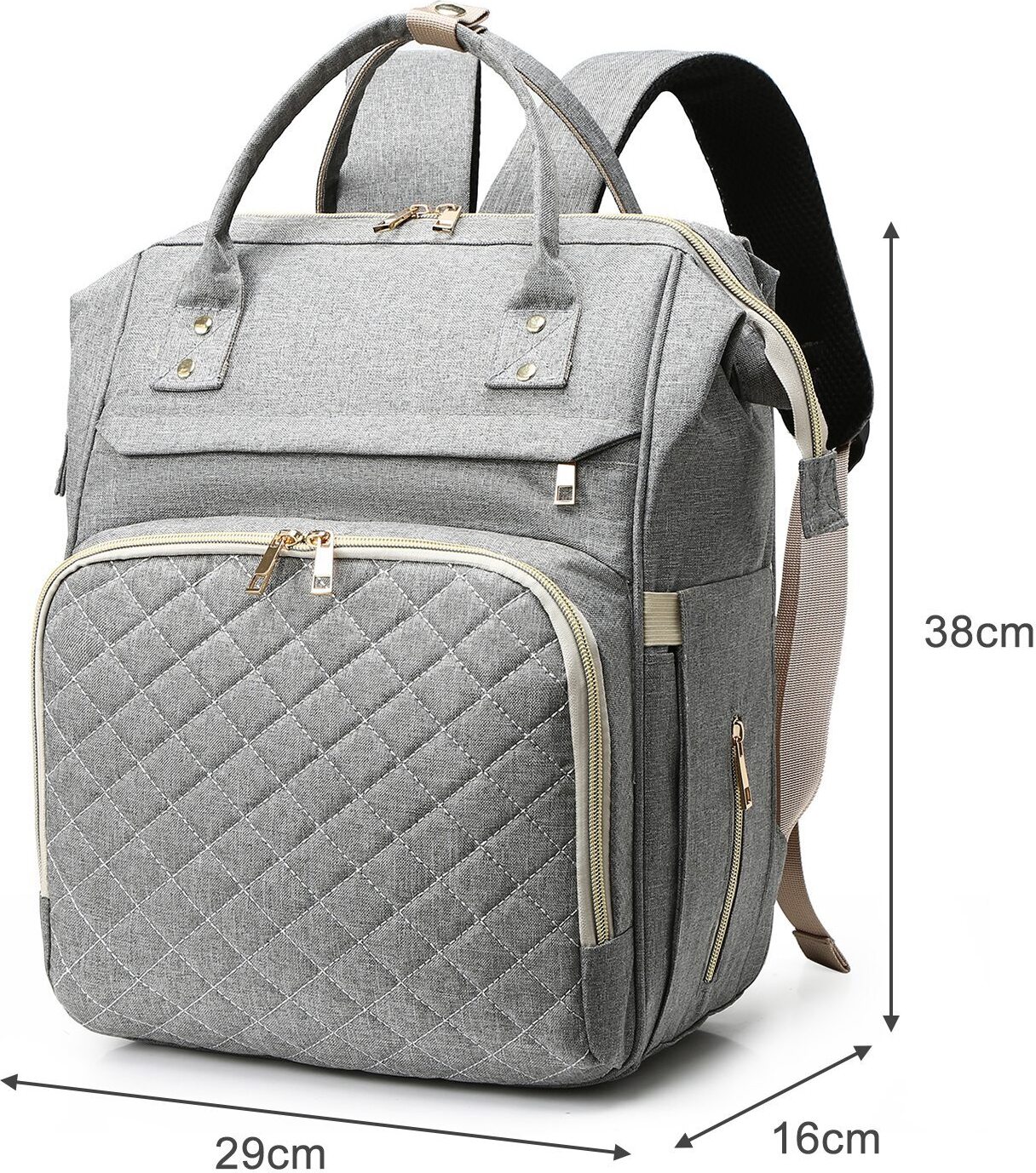 Cocosity Wickeltaschen,Wickeltasche Rucksack,Baby Wickeltasche,Multifunktionale Wickeltasche,Wickeltasche Rucksack für Frauen,Große Kapazität Wickeltasche