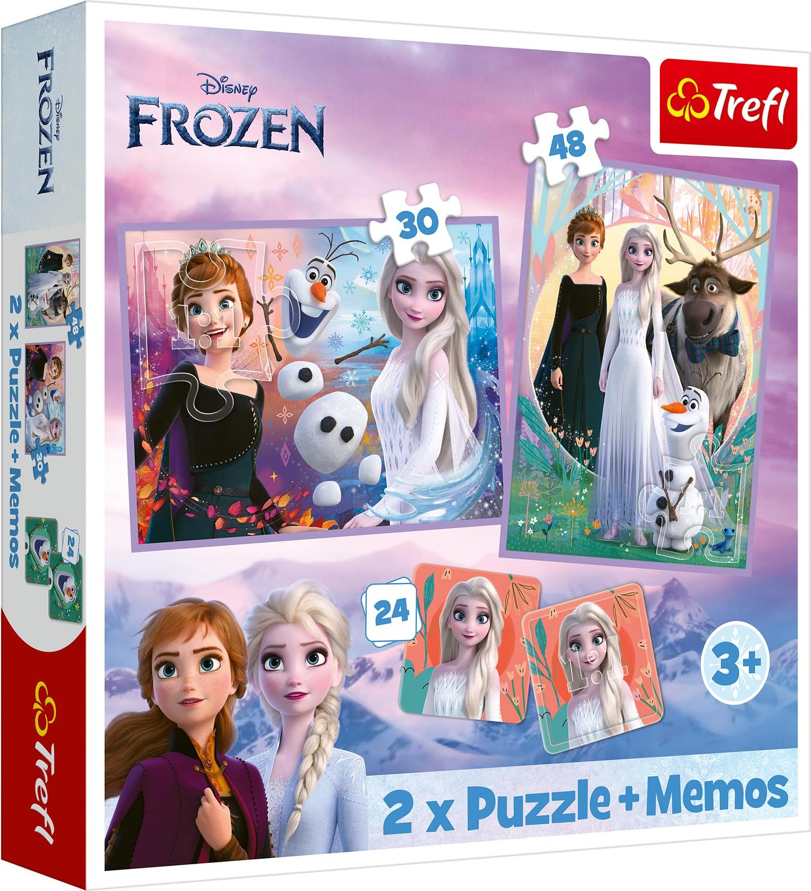 Trefl TREFL FROZEN Puzzle set with memo cards Frozen II