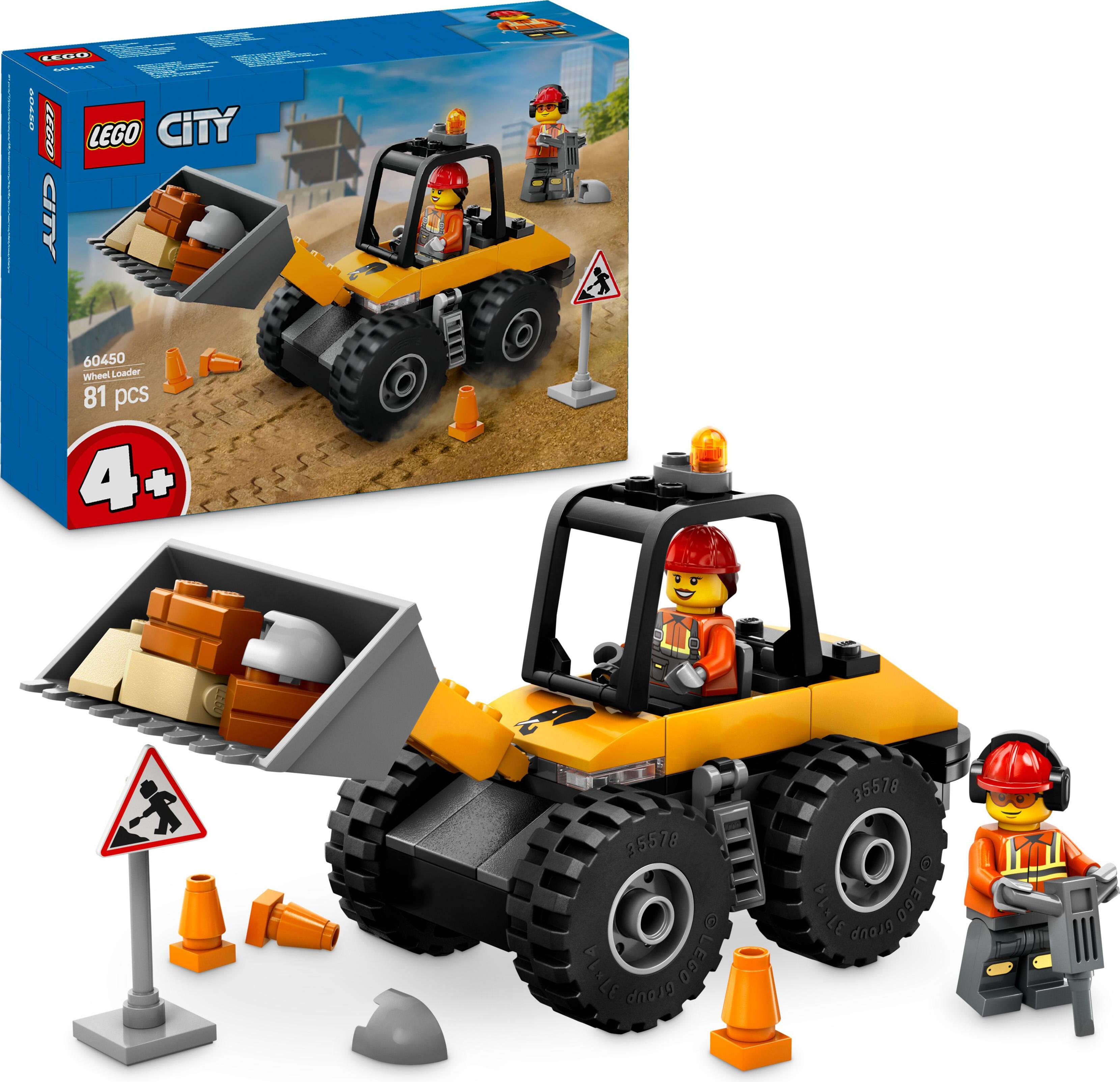 LEGO CITY Žltý kolesový nakladač 60450