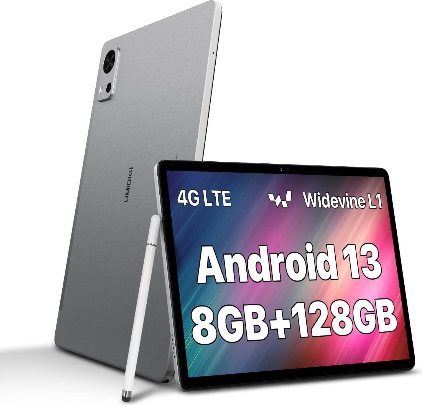 Tablet 10,1" Android 13 Tablet, G5 Tab Tablet, 8GB+128GB(TF 1TB), Octa Core, Widevine L1 Gaming Tablet, 6000mAh batéria, 13MP+8MP, 4G-LTE/Dual SIM/GPS