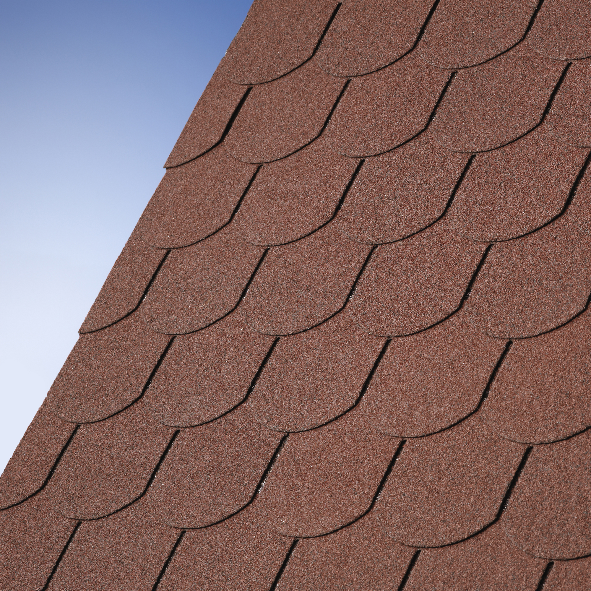 Tuindeco 3 m² Biberschindeln rot, Schindeln Dachschindeln Dachpappe Bitumen 40.9981