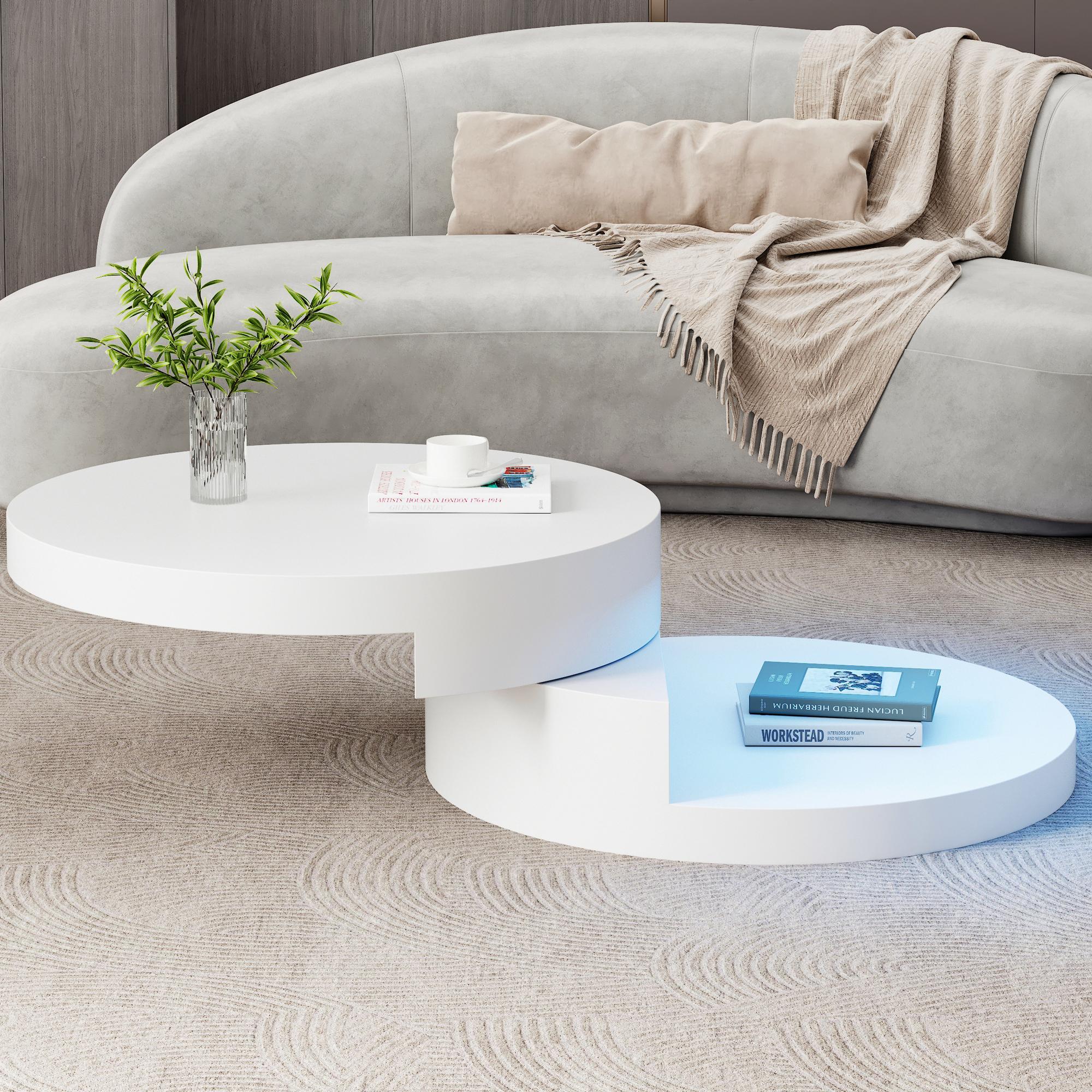CIRCOOLAR Beleuchteter Couchtisch Tarida Tab Recyceltes Material