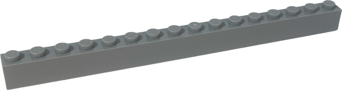 LEGO svetlosivé kocky 1x15 50 kusov