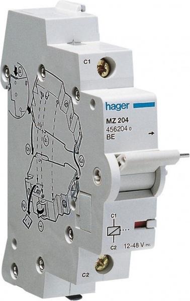 Hager MZ204 - Shunt Spule 24-48V 12-48V AC DC