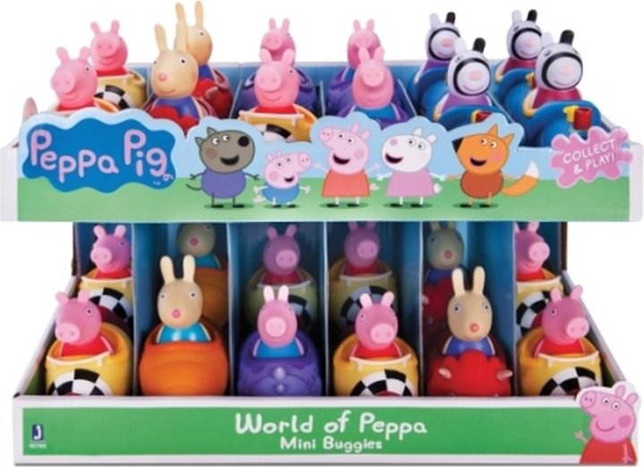 Jazwares PEPPA - Mini Flitzer (zufällige Auswahl) PEP0208