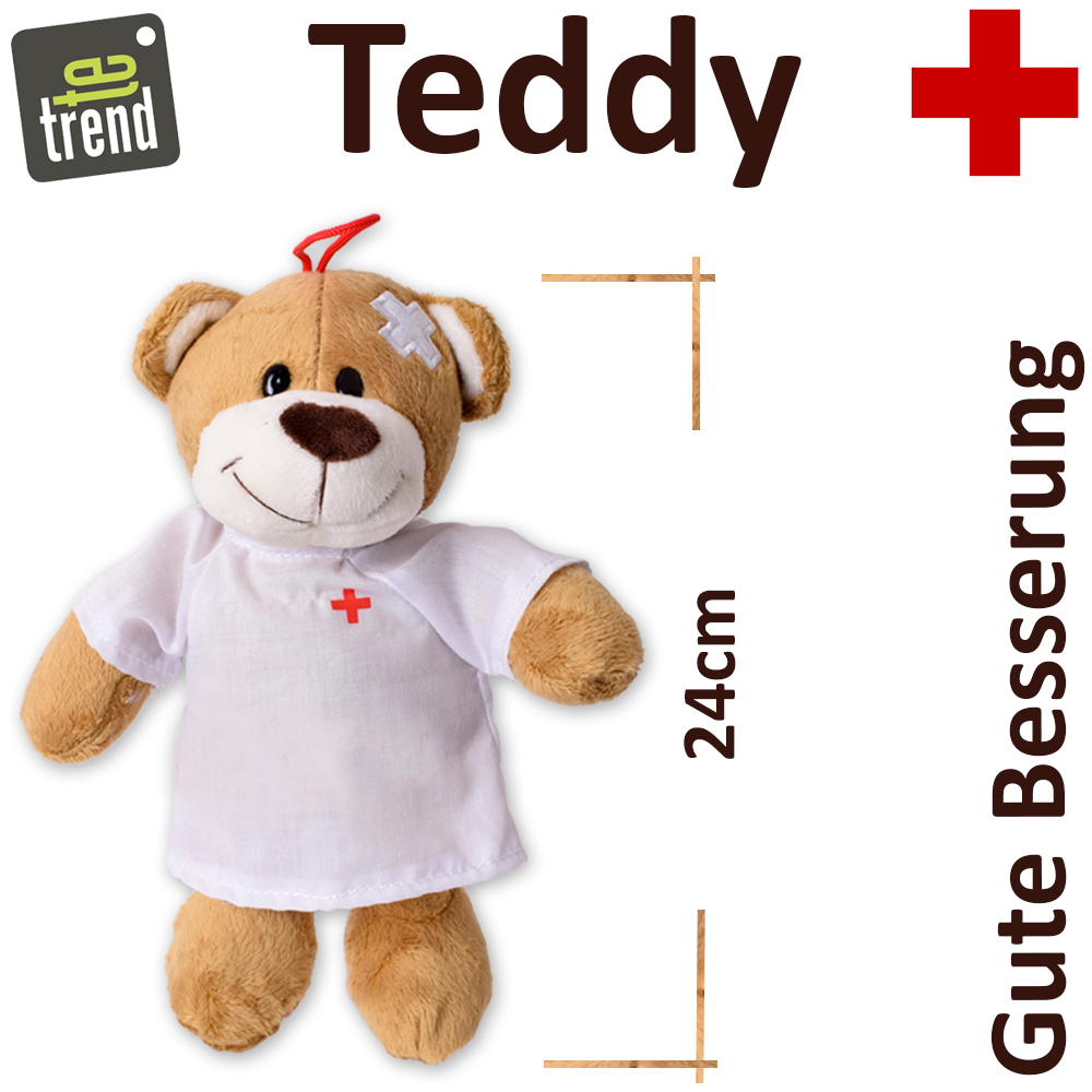 Teddy mit T-Shirt Stofftier Kuscheltier Teddybaer 26 cm Deutschland 77675 