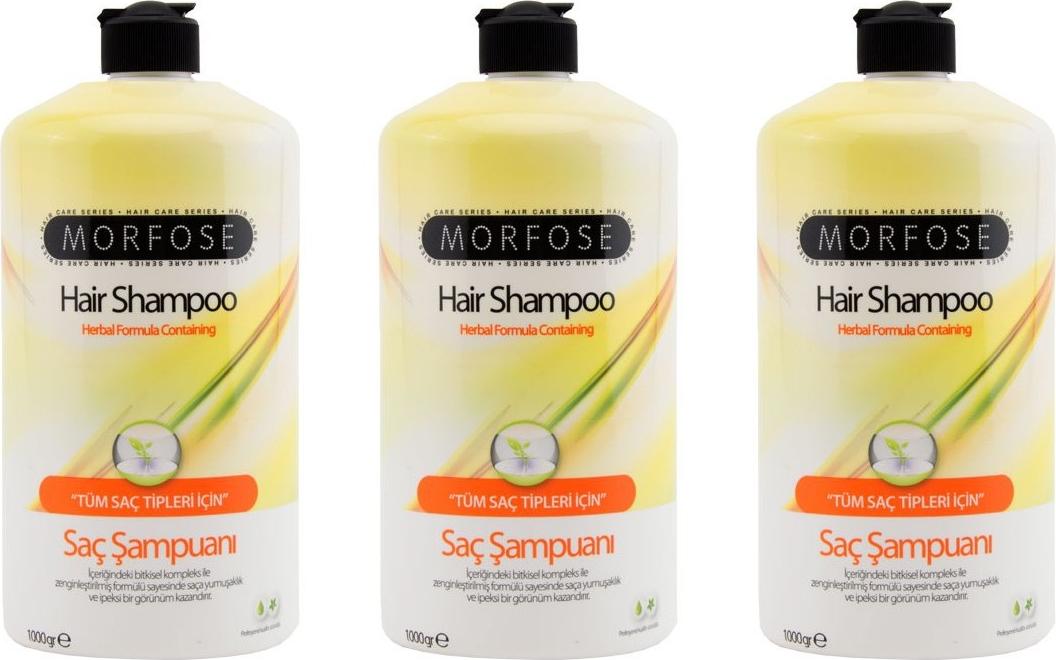 Morfose Haar Shampoo Herbal Formula 3x1000 ml
