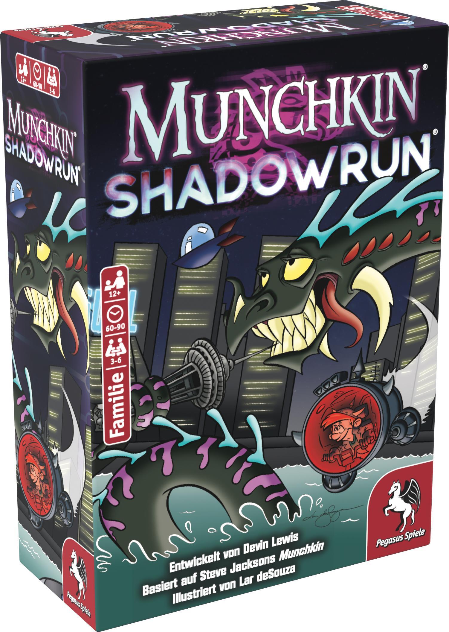 Pegasus Spiele Munchkin Shadowrun 17037G
