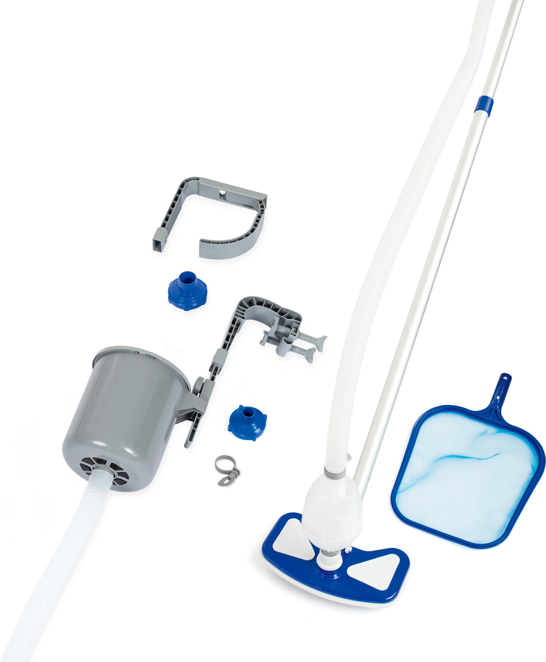 Bestway® Flowclear™ Poolpflege Deluxe-Set für Poolgrößen bis 612 cm, (ausgenommen Stahlwandpools) 58237