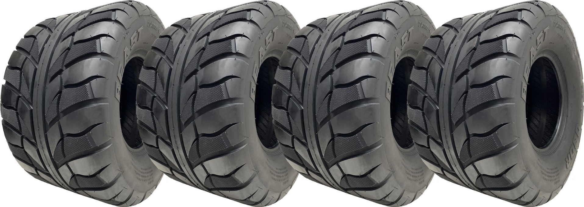 20x11.00-9 (275/50-9) OBOR Beast 6ply bezdušové pneumatiky 46N cestné (sada 4)