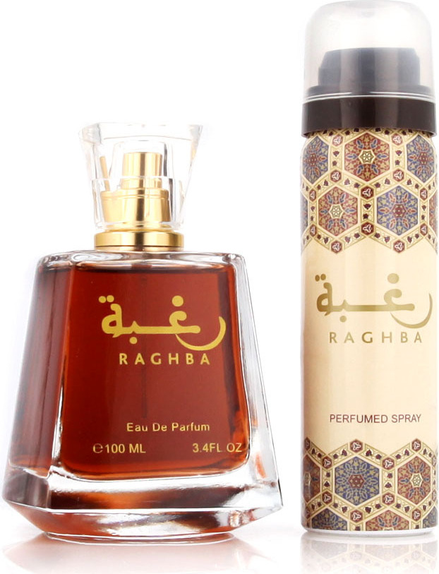 Lattafa Raghba Eau De Parfum Spray 100Ml + Raghba Perfumed Spray 50Ml 1641