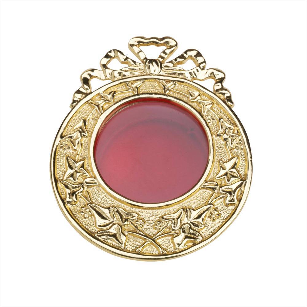 NKlaus Monstranz Wandreliquiar H 11cm Golden Reliquien Hausaltar Relikthalter Neu 2795