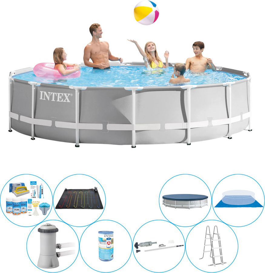Ponuka bazénov - Intex Prism Frame Round 427x107 cm