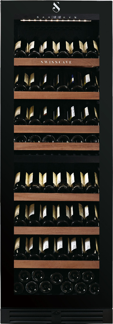 Swisscave Weinkühlschrank WLB-460DFLD-MIX,2-Zonen Weinkühlschrank, 163 Flaschen, 172 cm (H)