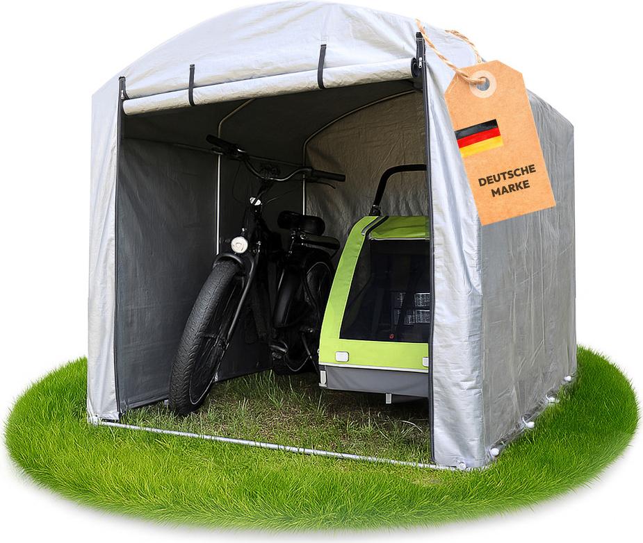 NovaTerra Fahrrad-Garage, anthrazit 160 x 219 x 165 cm (Fahrradgarage)