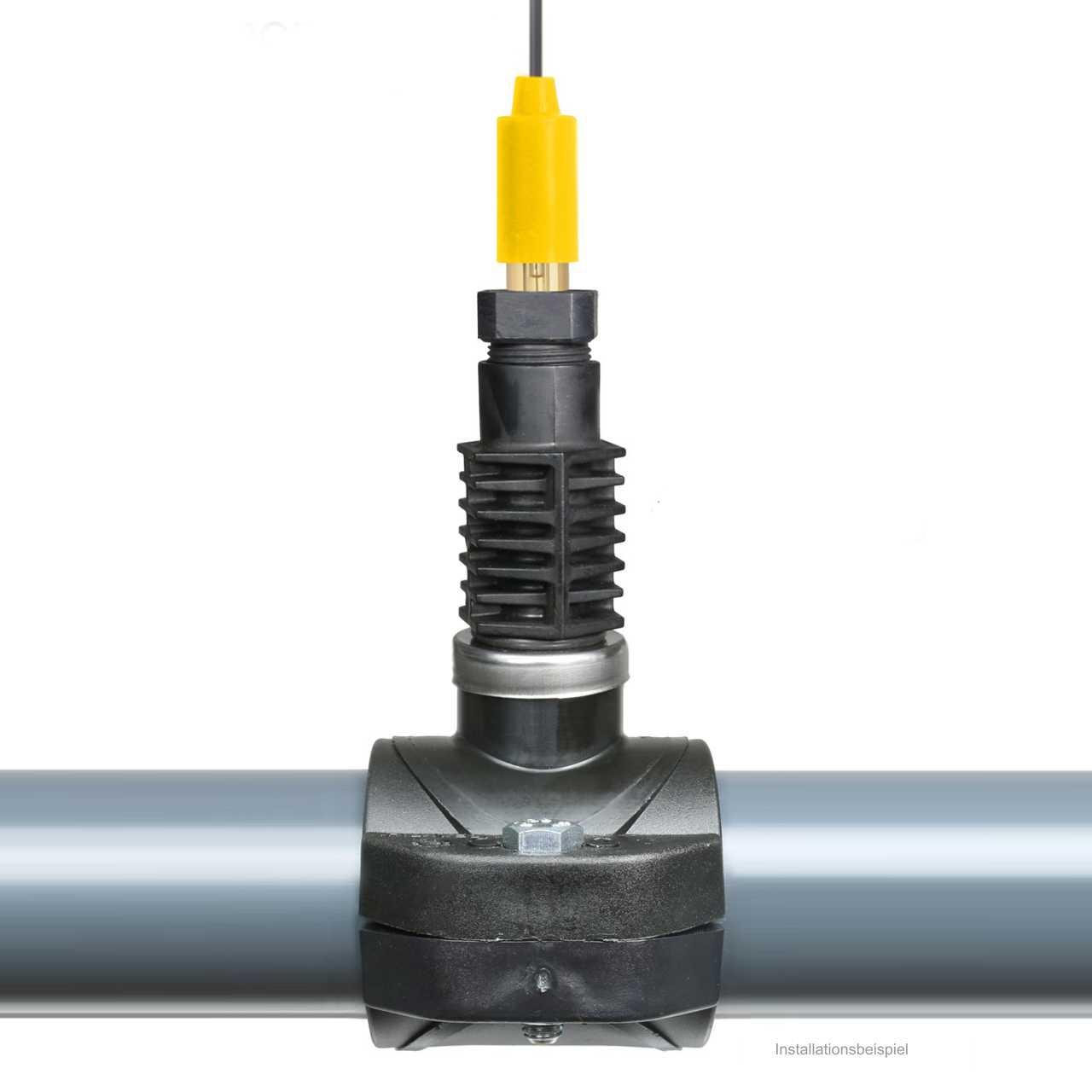 GT Elektrodenhalter SEKO PSS3 für 12mm Elektroden oder mit PG13.5 Gewinde mit 63 mm Anbohrschelle - Lieferung ohne Elektrode