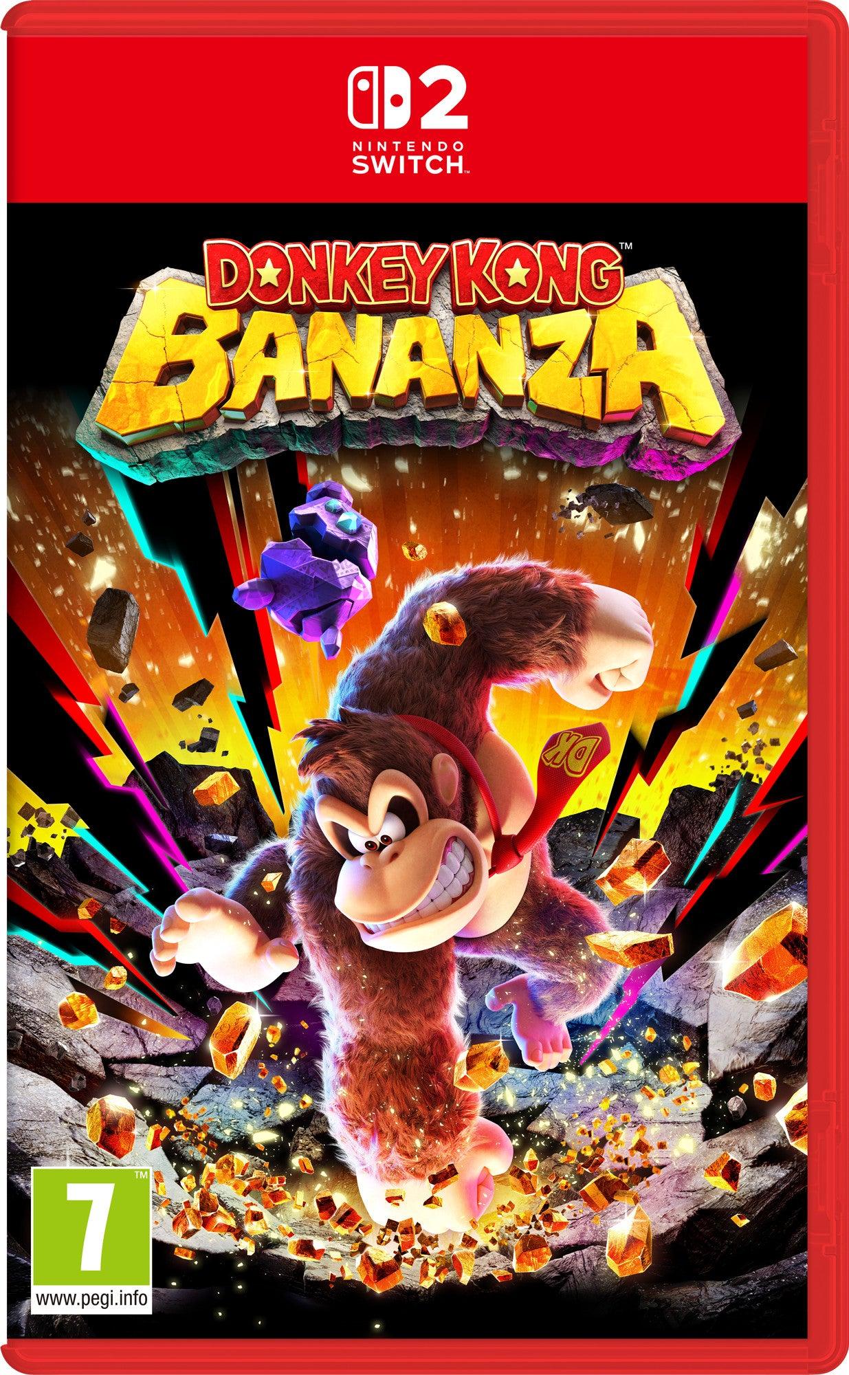 Nintendo Donkey Kong Bananza, Nintendo Switch 2, E10 + (starší 10 rokov)