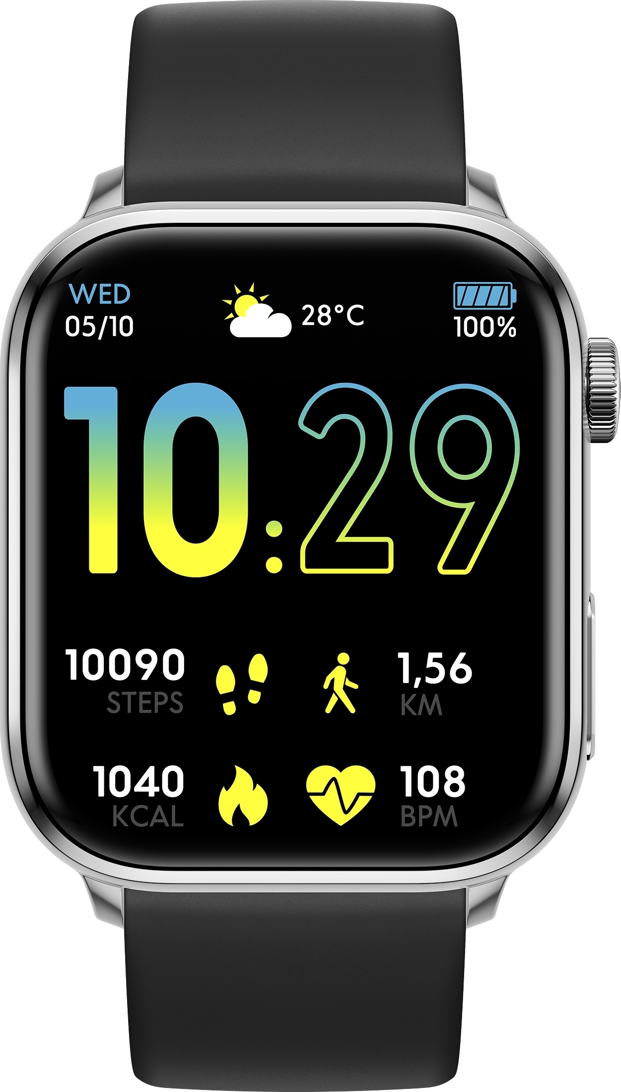 ICE Watch 022536 ICE smart- ICE 2.0 Silver Black Hodinky Date Black