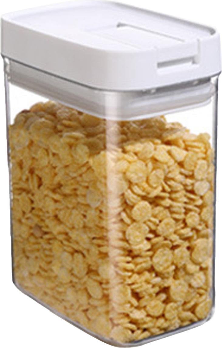 Einemgeld Luftdichter Vorratsbehälter für Lebensmittel, 800 ml, Kunststoff, durchsichtig, stapelbar, versiegelt, Vorratsbehälter für trockene Lebensmittel für Getreide, Reis, Speisekammer, Küchenorganisation K-PC-20251015-375