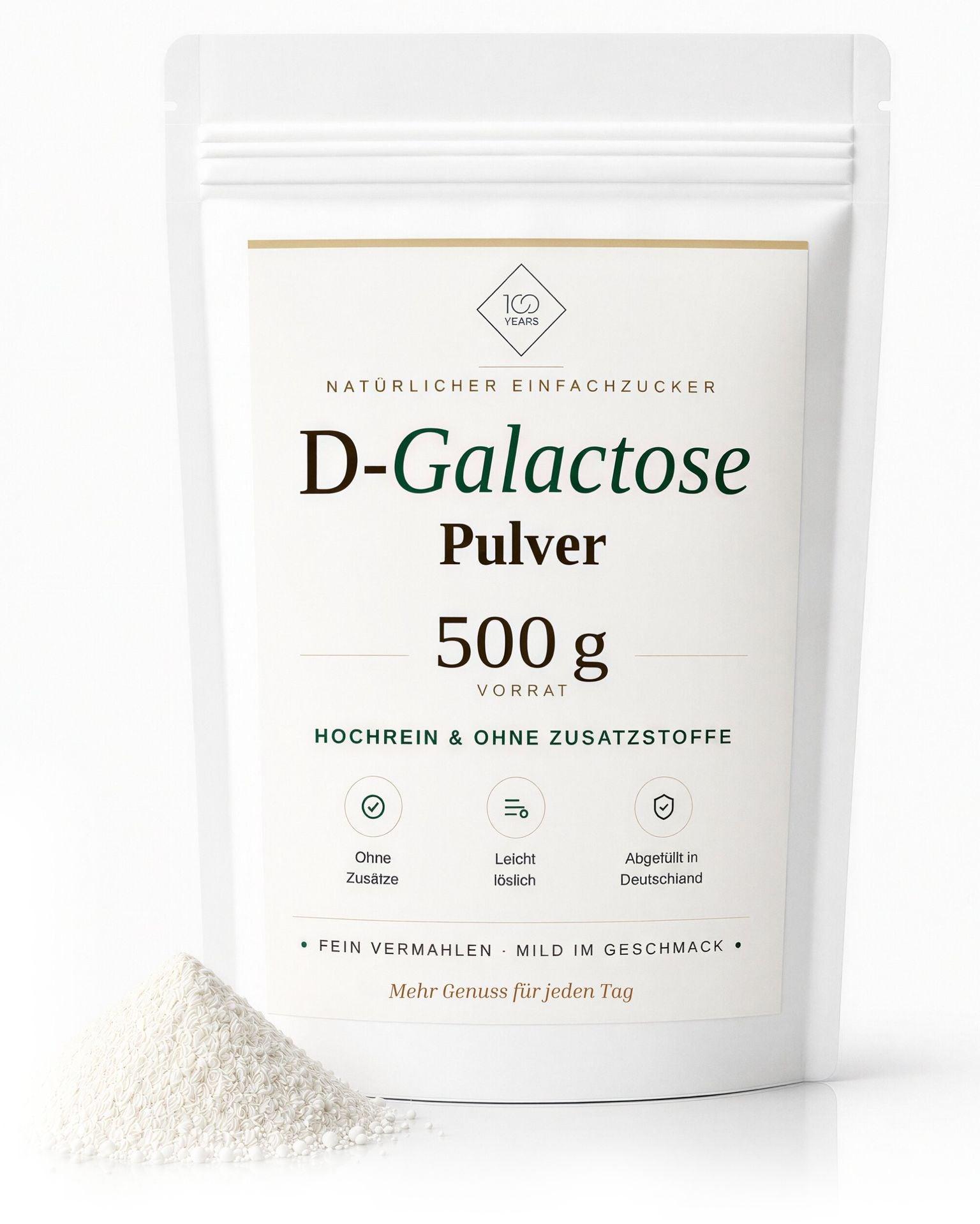 100years - D+Galactose.Gebinde:500g